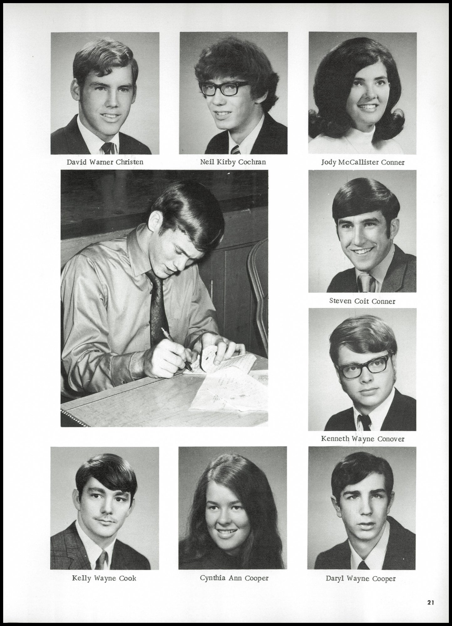 1971. Blanchester High School Yearbook.