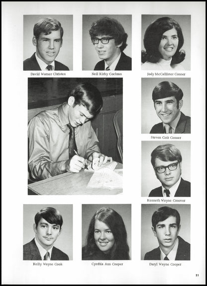 1971. Blanchester High School Yearbook.