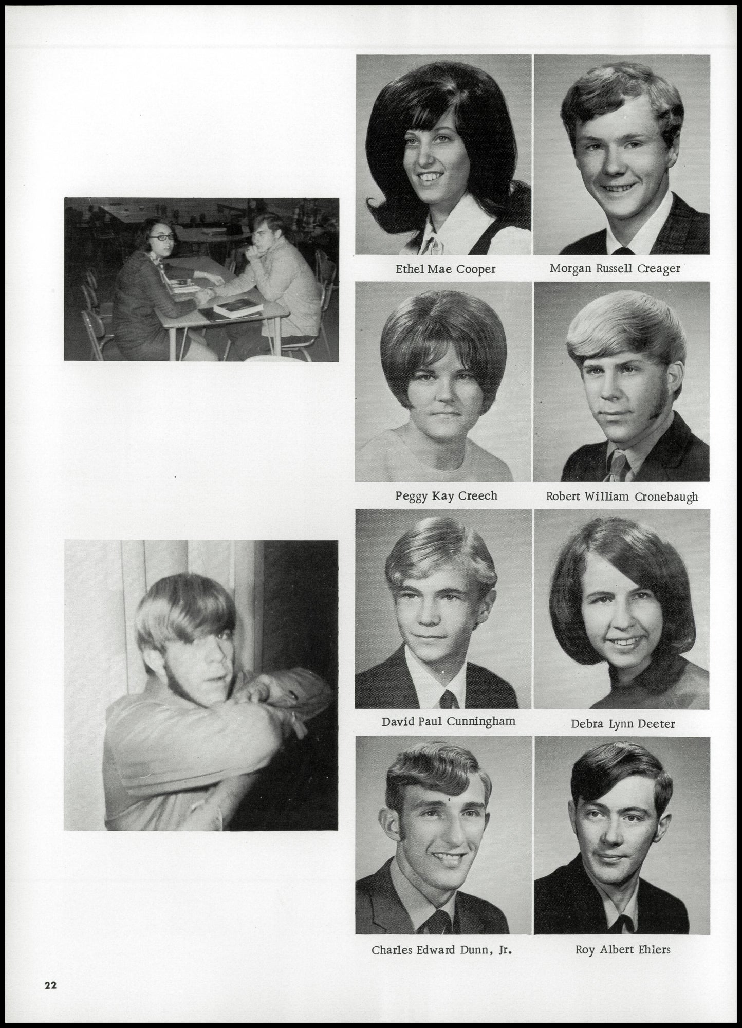 1971. Blanchester High School Yearbook.