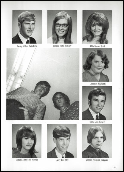 1971. Blanchester High School Yearbook.