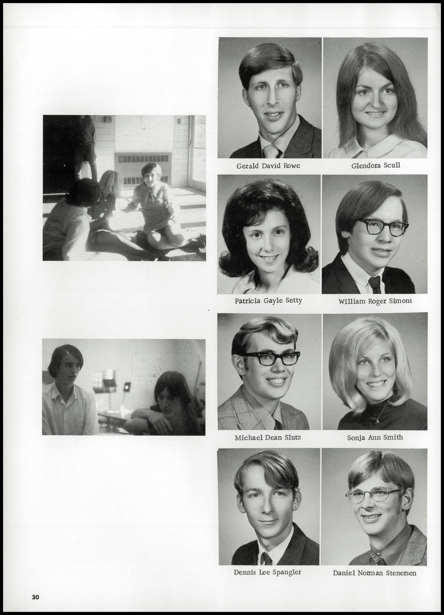 1971. Blanchester High School Yearbook.