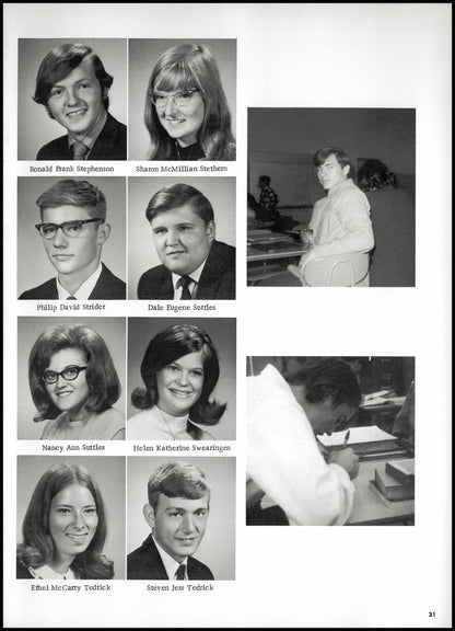 1971. Blanchester High School Yearbook.