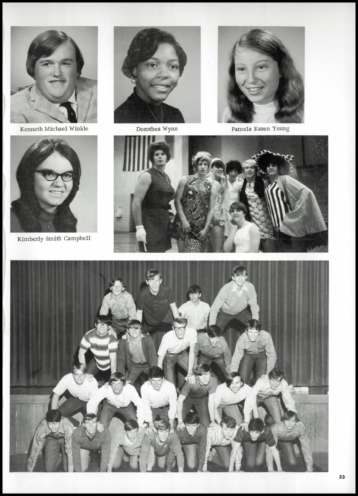 1971. Blanchester High School Yearbook.