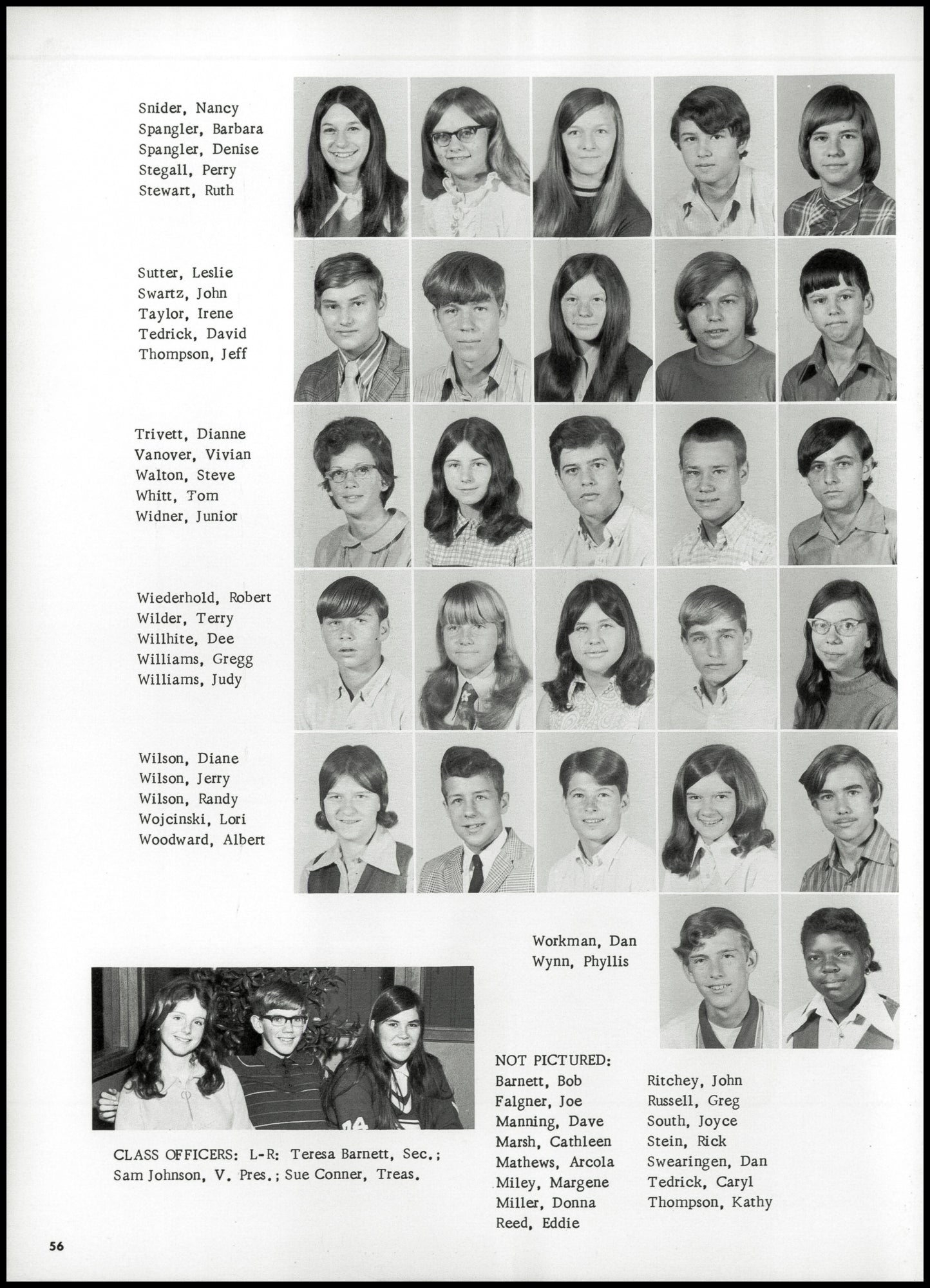 1971. Blanchester High School Yearbook.