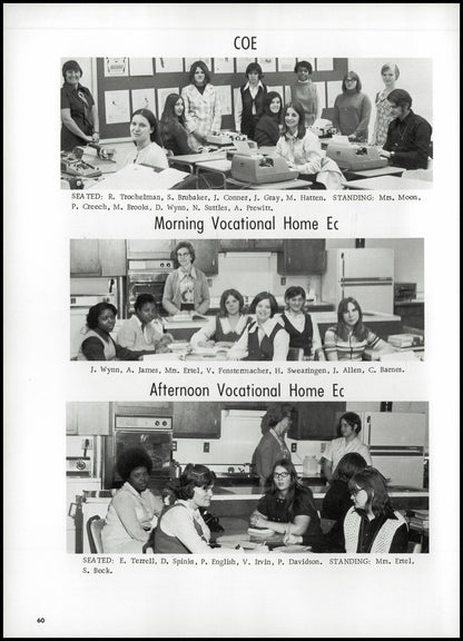 1971. Blanchester High School Yearbook.