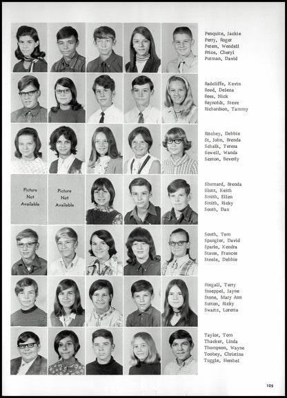 1971. Blanchester High School Yearbook.