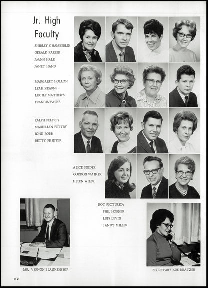 1971. Blanchester High School Yearbook.