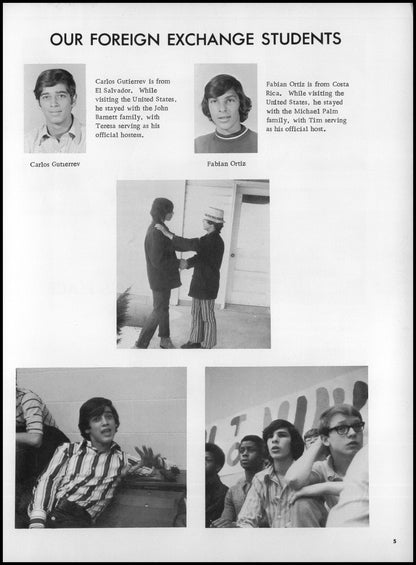 1972. Blanchester High School Yearbook.