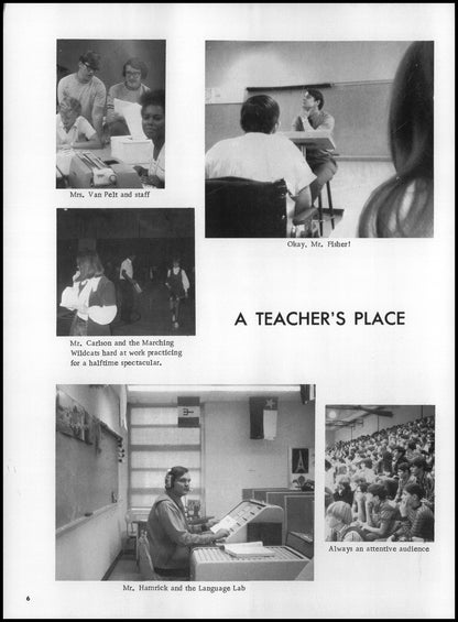 1972. Blanchester High School Yearbook.