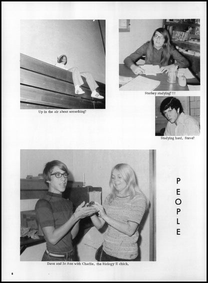 1972. Blanchester High School Yearbook.