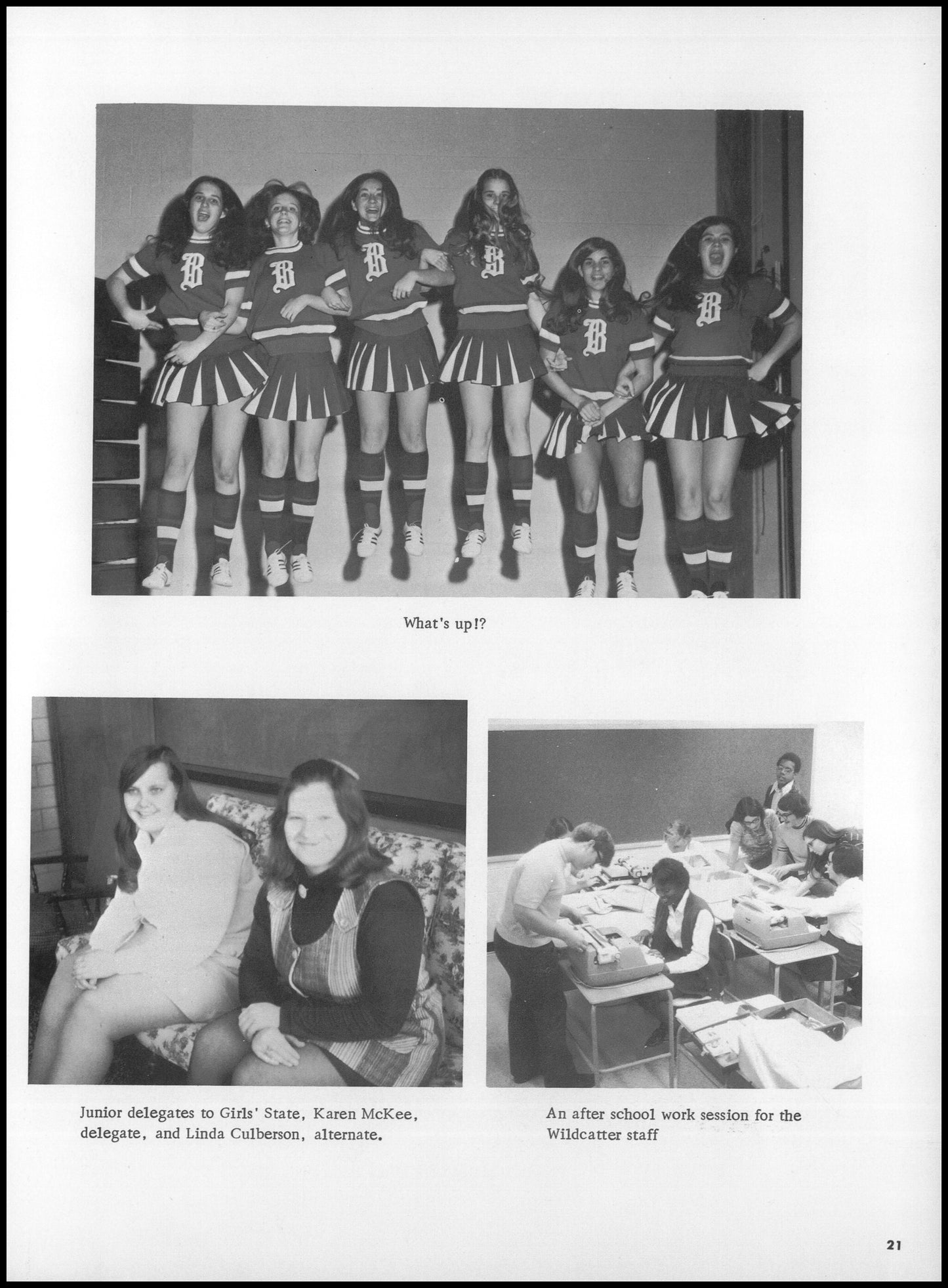 1972. Blanchester High School Yearbook.