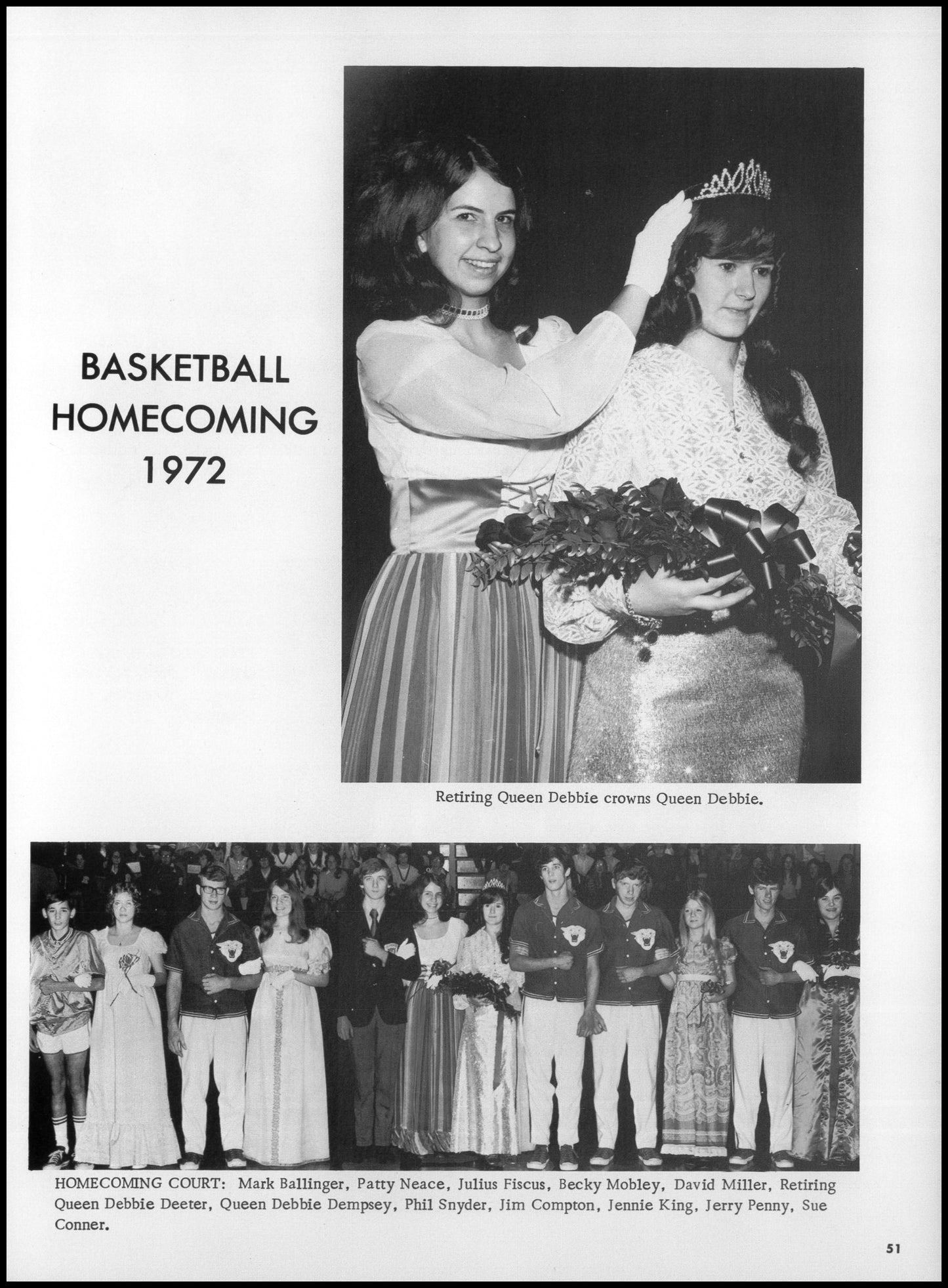 1972. Blanchester High School Yearbook.