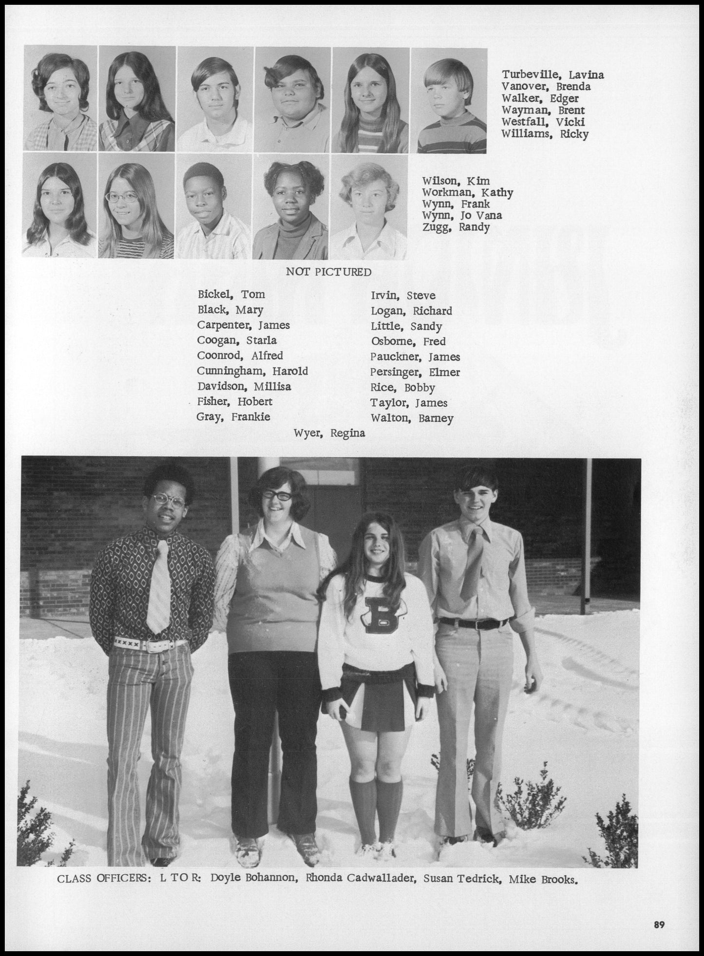 1972. Blanchester High School Yearbook.