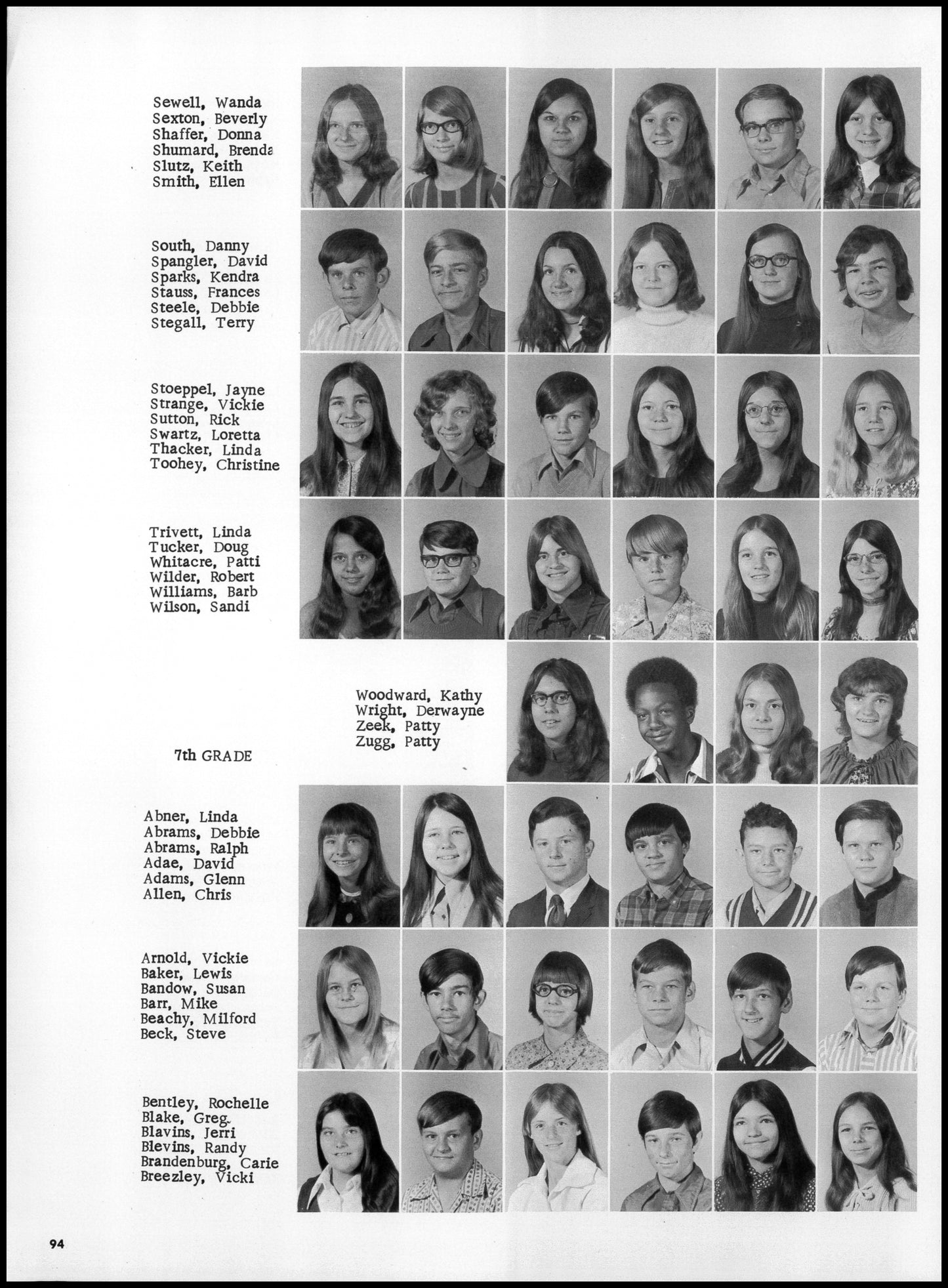 1972. Blanchester High School Yearbook.