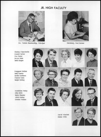 1972. Blanchester High School Yearbook.