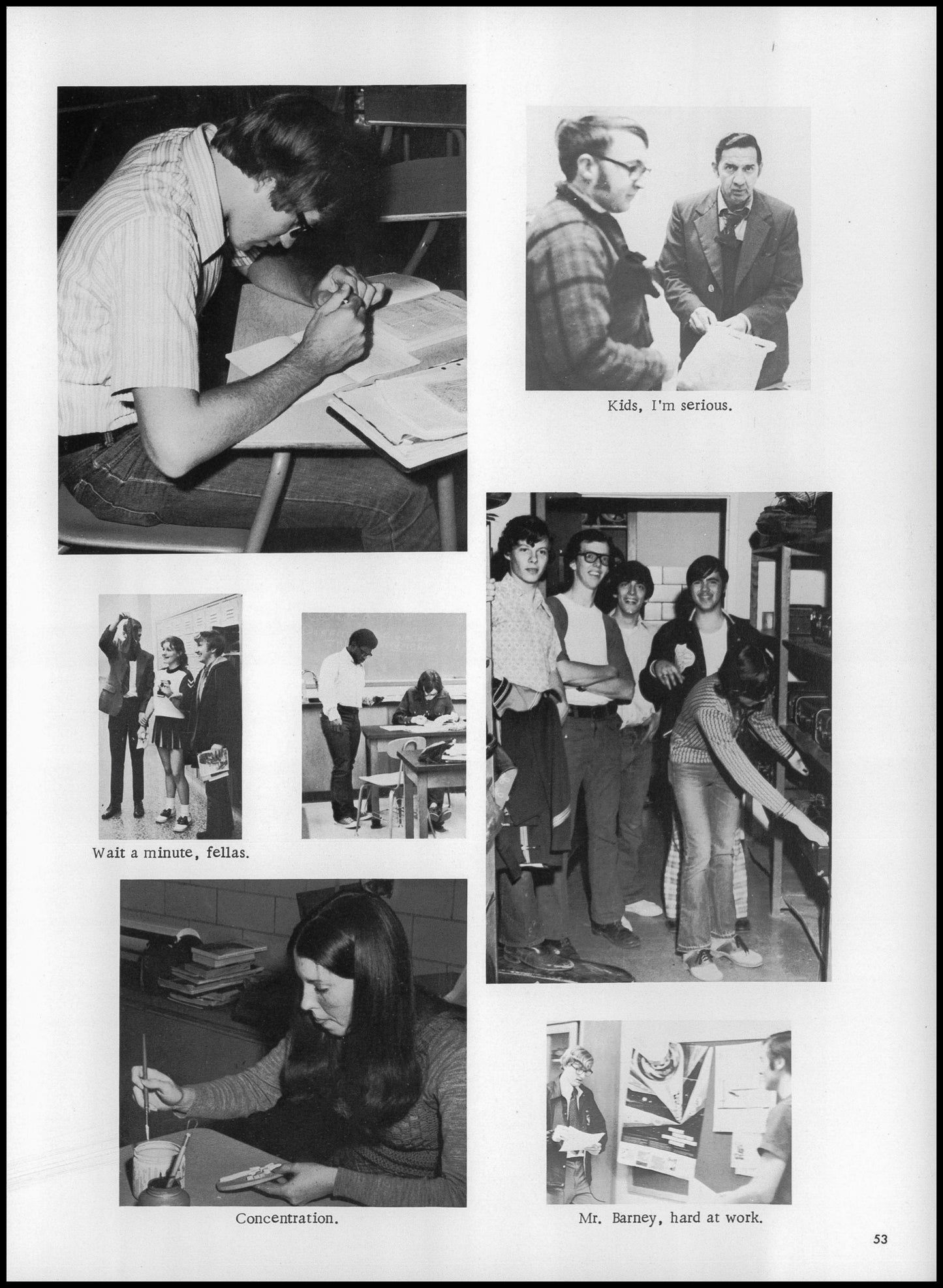 1973. Blanchester High School Yearbook.