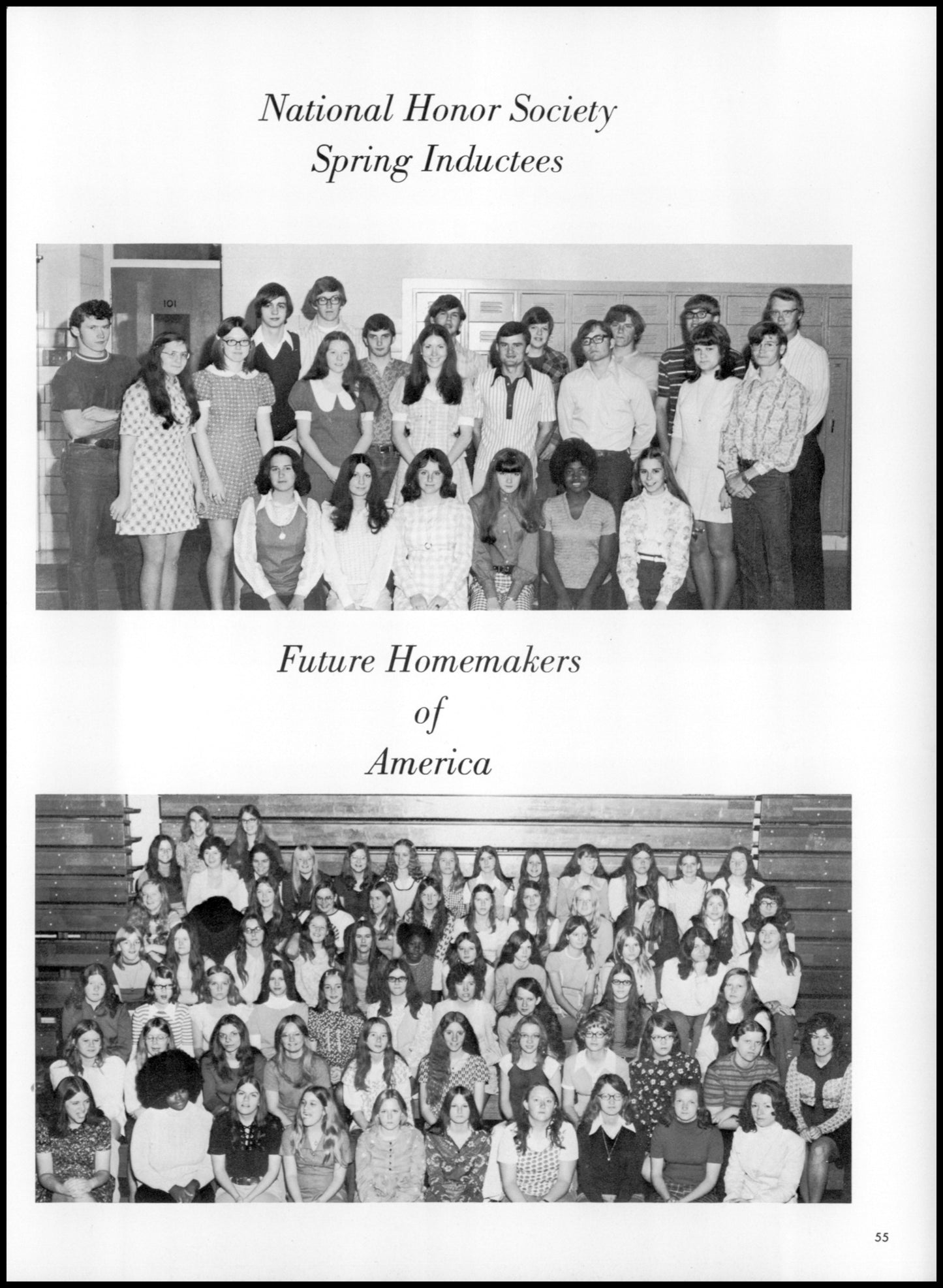 1973. Blanchester High School Yearbook.