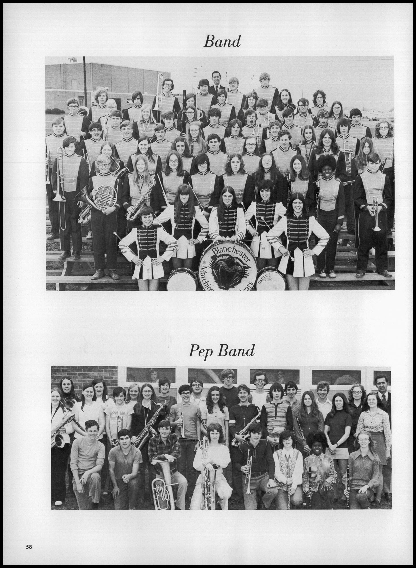 1973. Blanchester High School Yearbook.