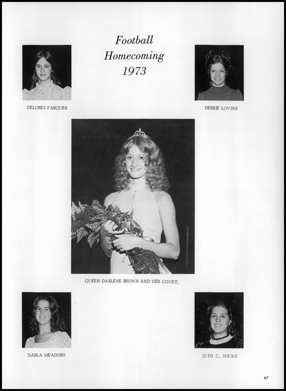 1973. Blanchester High School Yearbook.