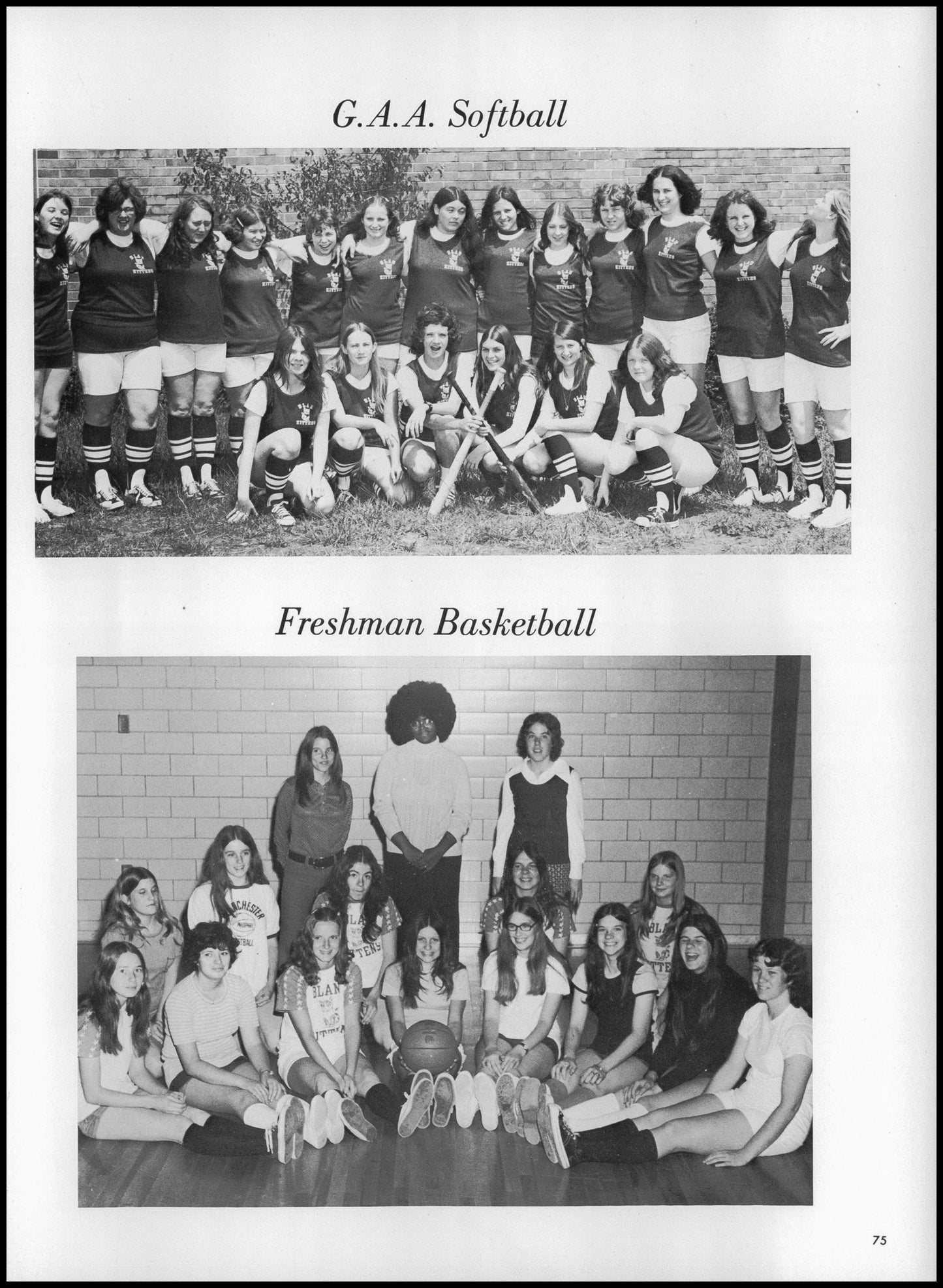 1973. Blanchester High School Yearbook.