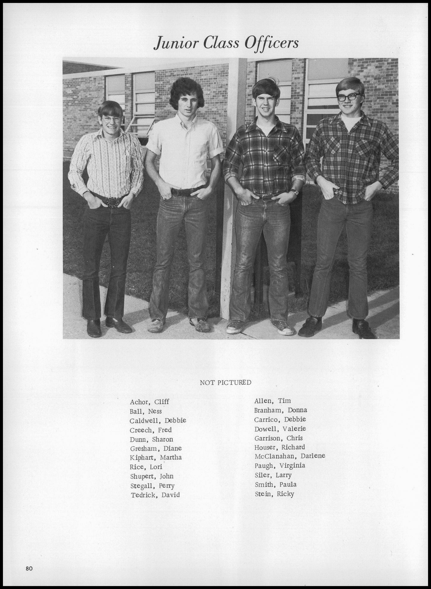 1973. Blanchester High School Yearbook.