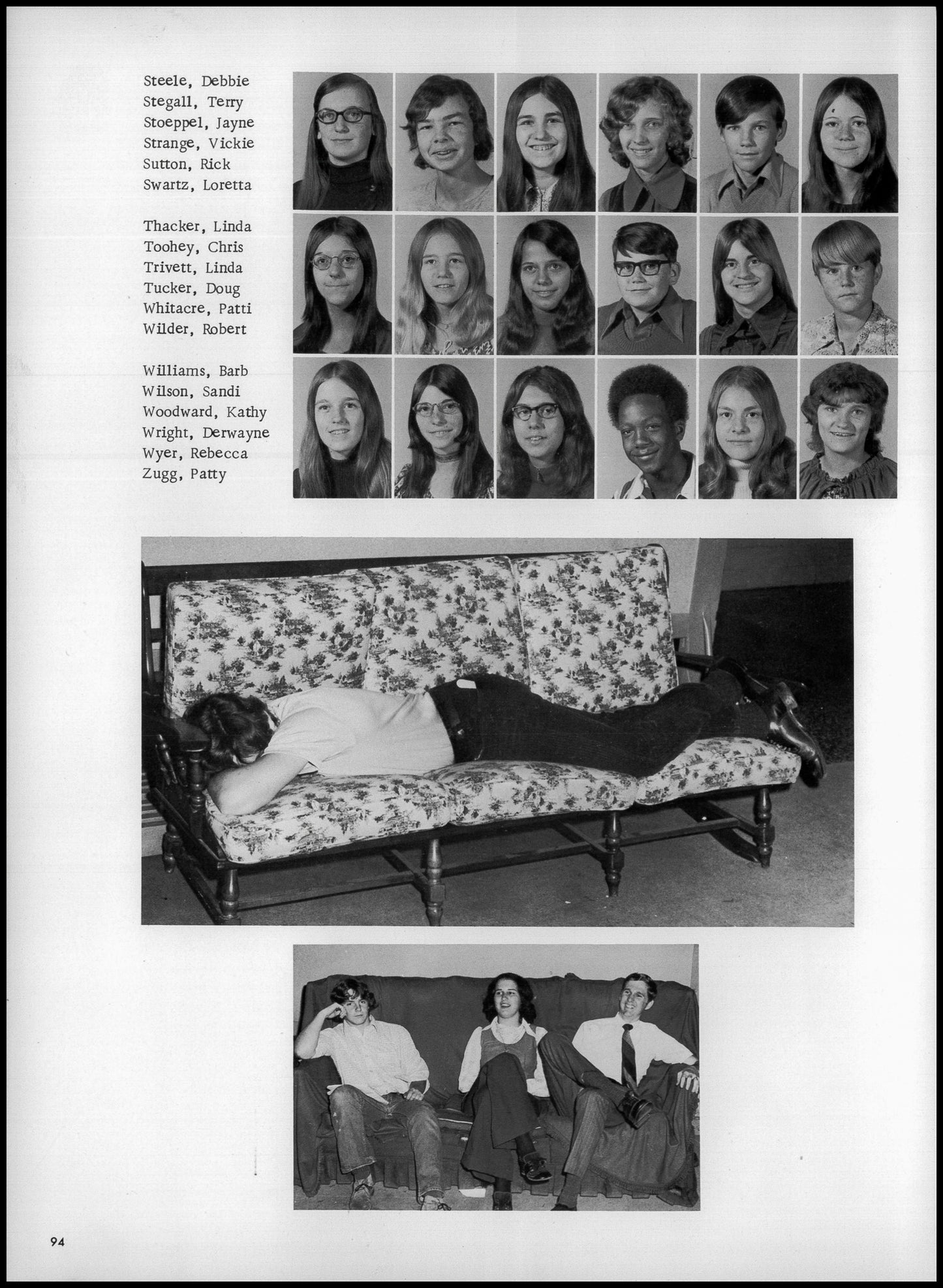 1973. Blanchester High School Yearbook.