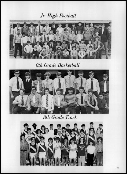 1973. Blanchester High School Yearbook.