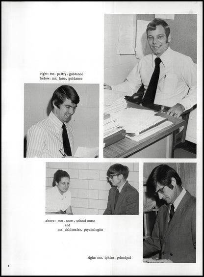 1974. Blanchester High School Yearbook.