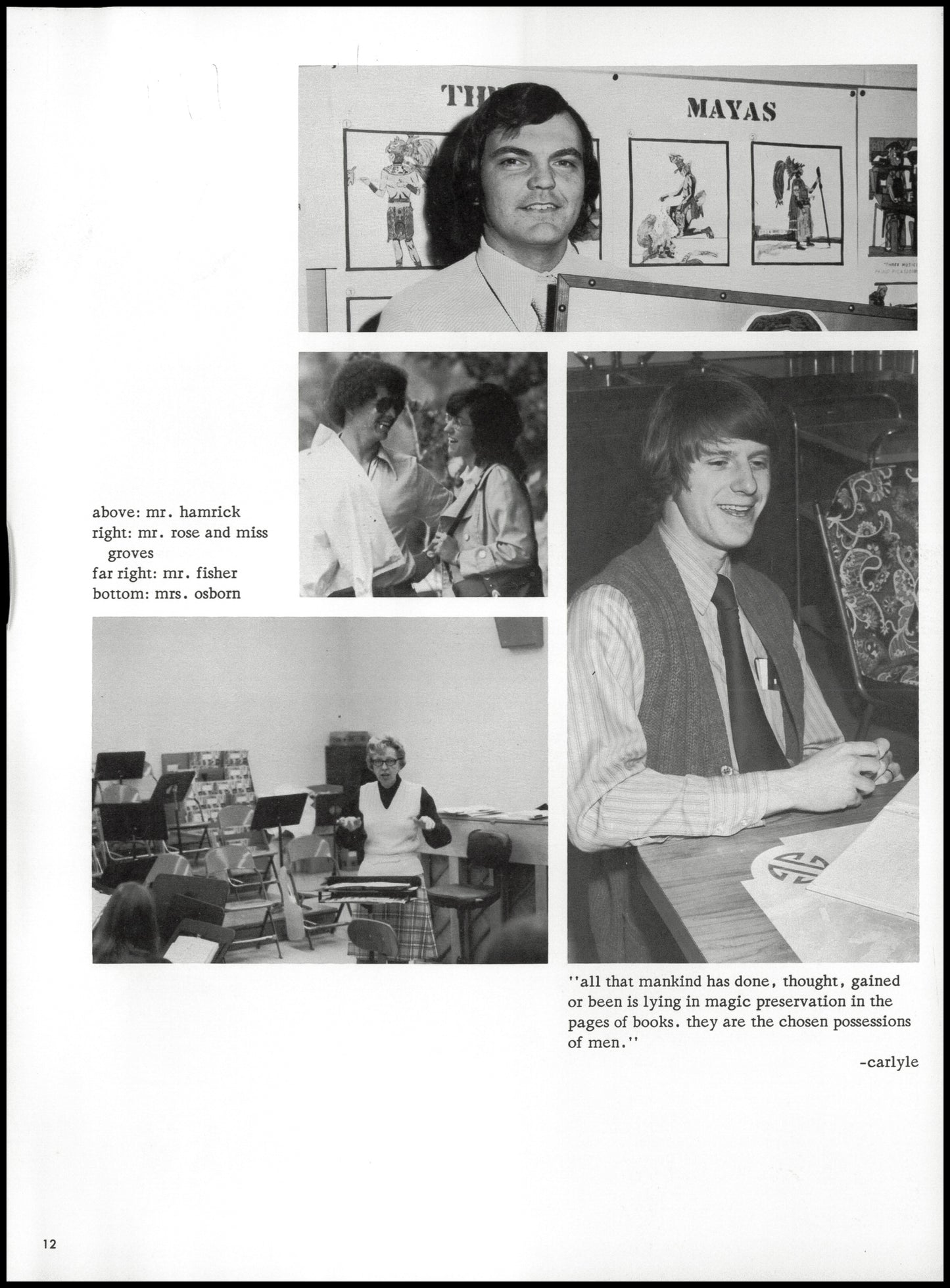 1974. Blanchester High School Yearbook.