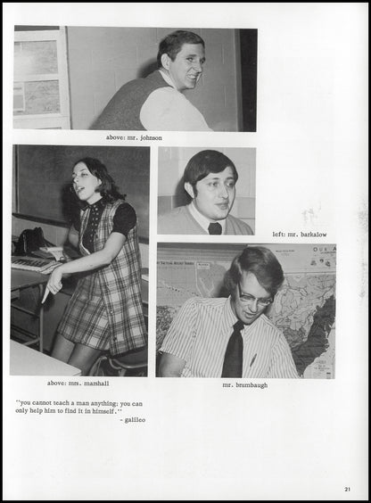 1974. Blanchester High School Yearbook.