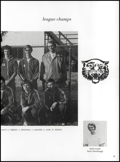 1974. Blanchester High School Yearbook.