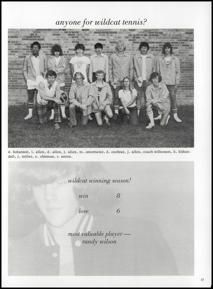 1974. Blanchester High School Yearbook.