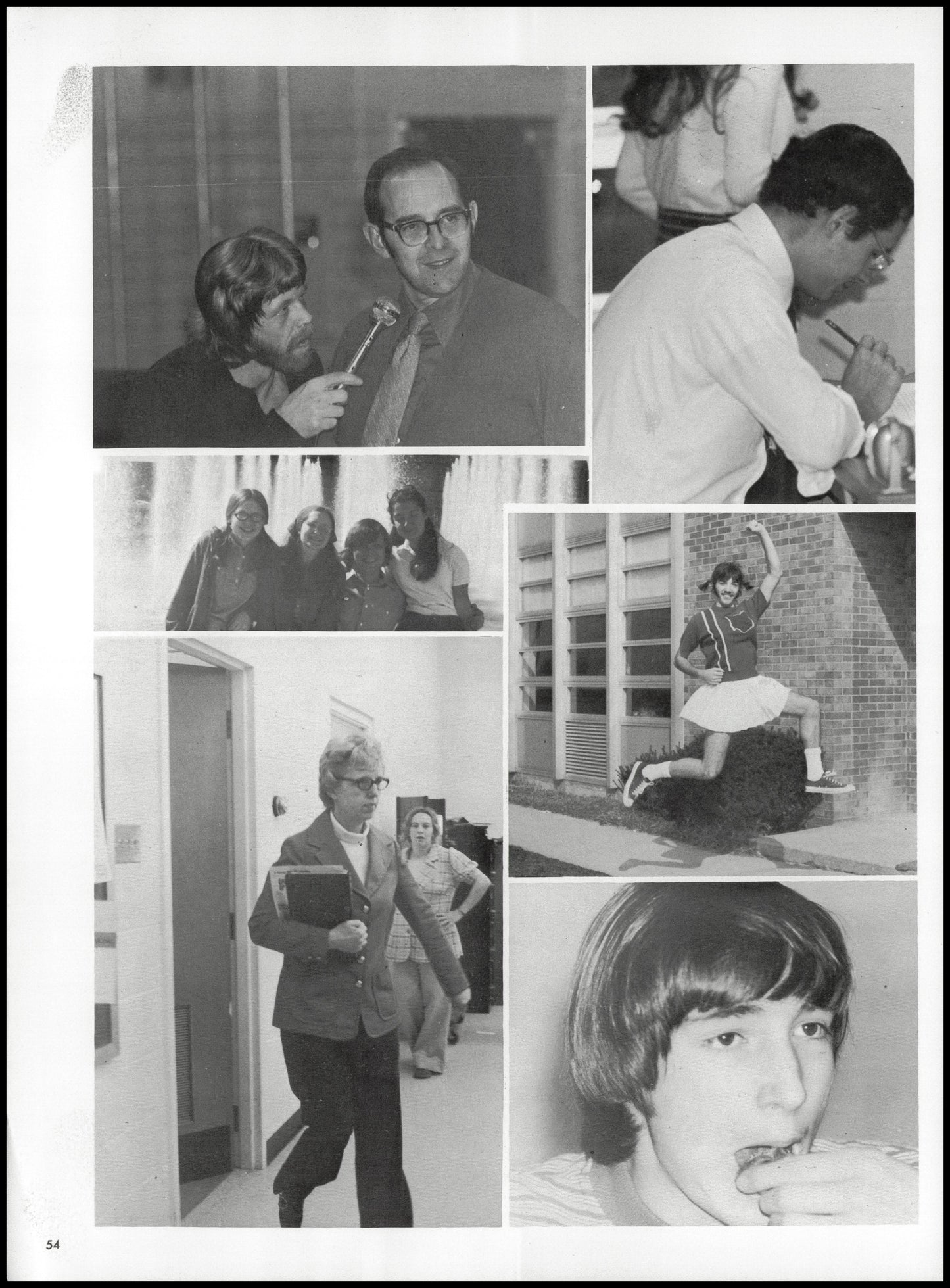 1974. Blanchester High School Yearbook.