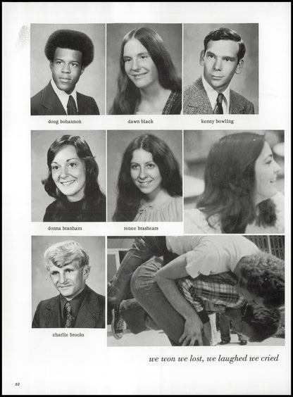 1974. Blanchester High School Yearbook.