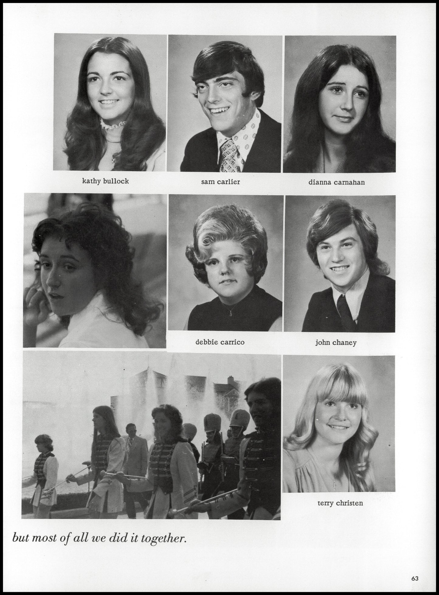 1974. Blanchester High School Yearbook.