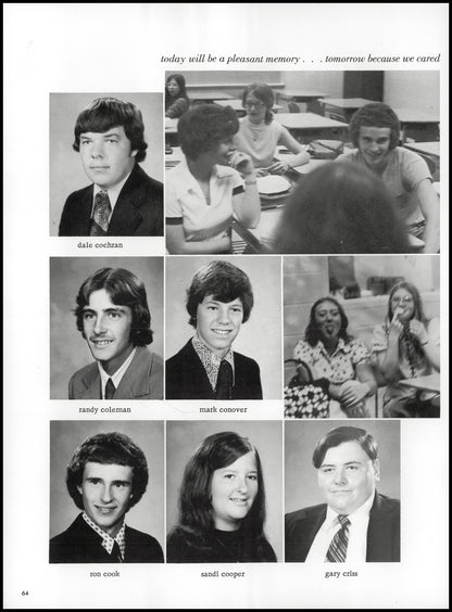 1974. Blanchester High School Yearbook.