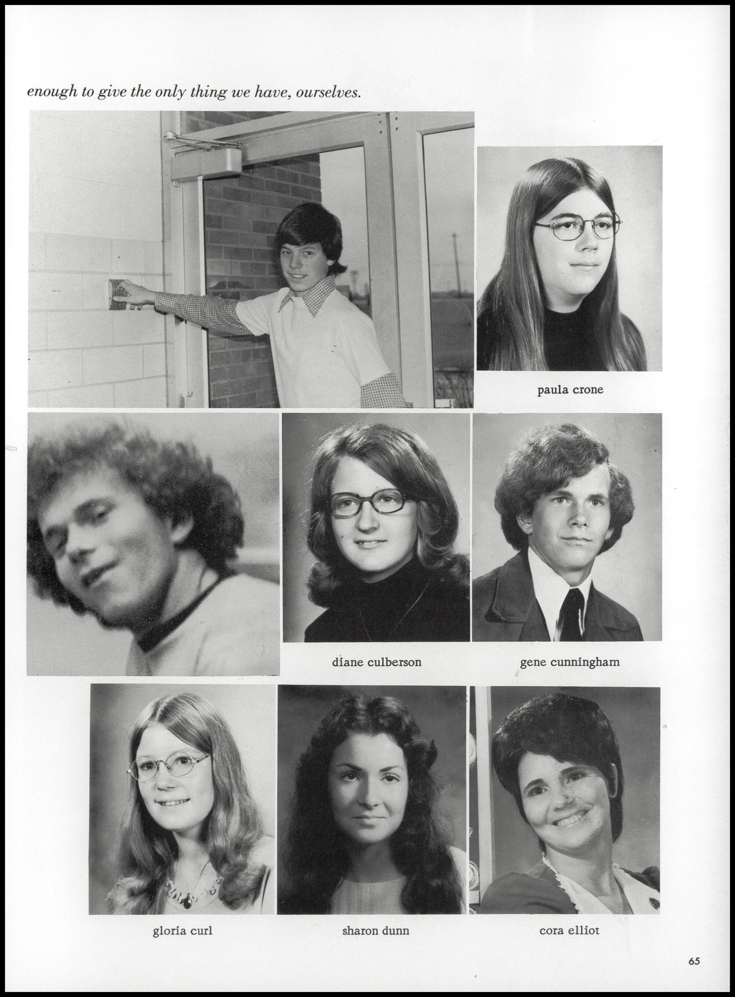 1974. Blanchester High School Yearbook.