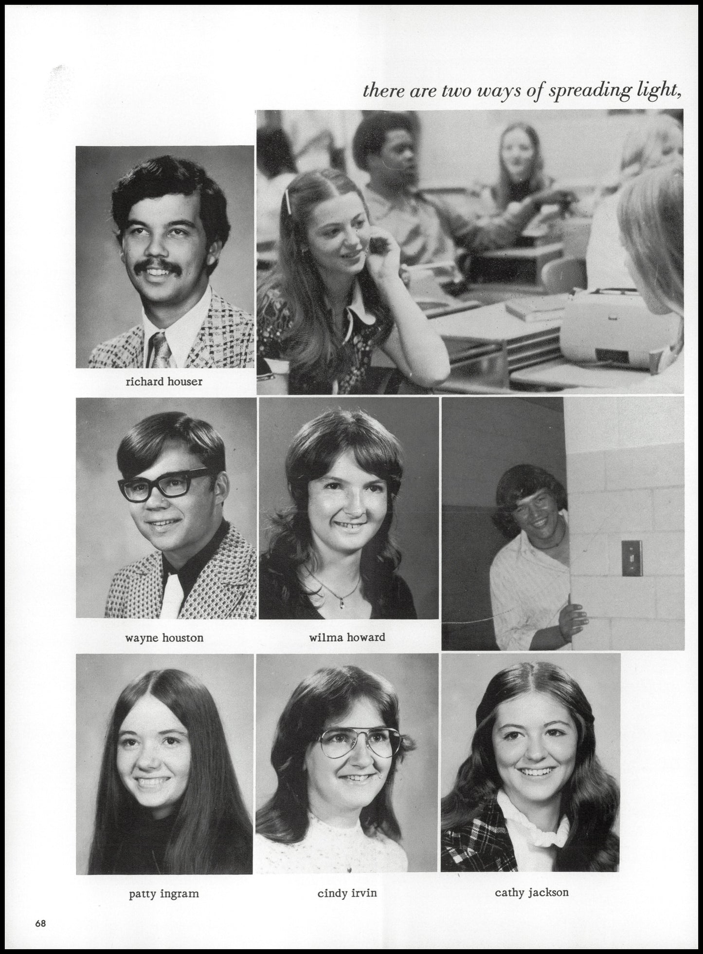 1974. Blanchester High School Yearbook.