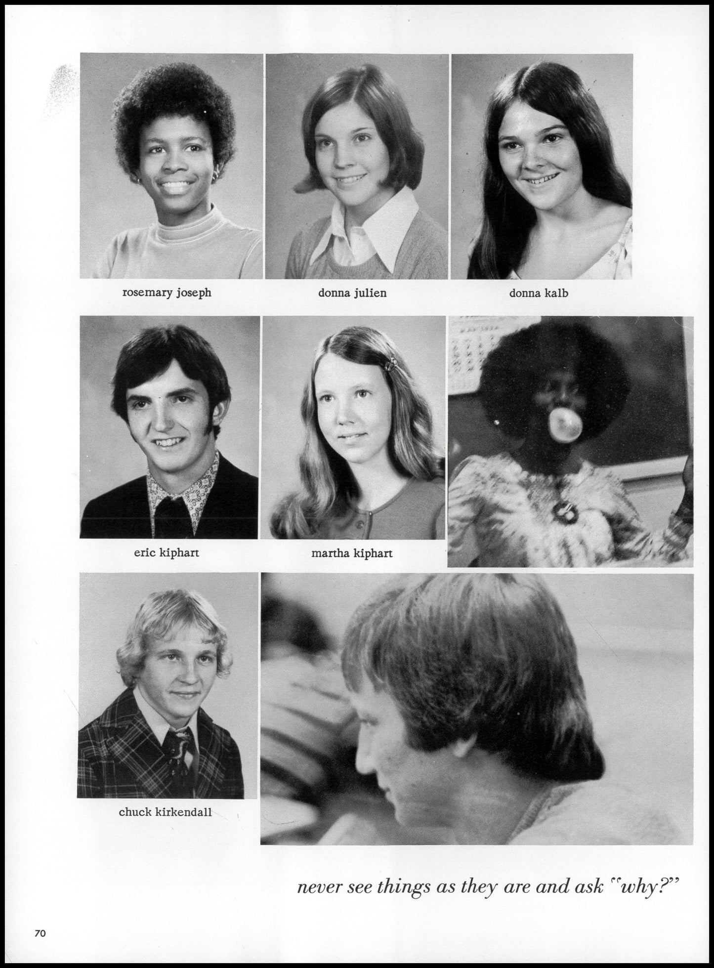 1974. Blanchester High School Yearbook.