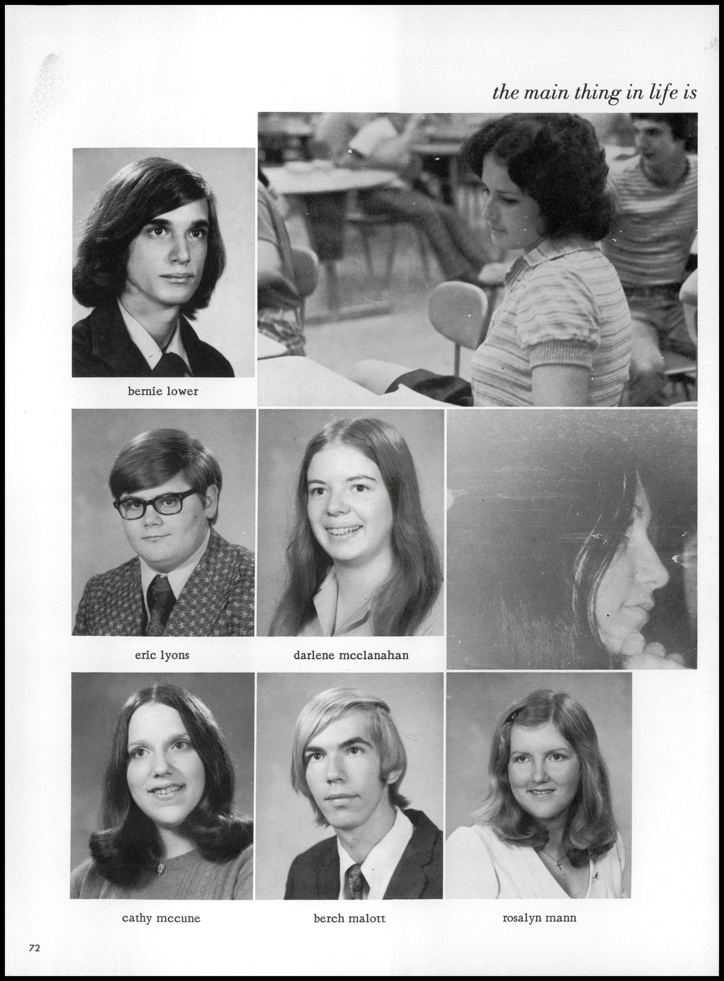 1974. Blanchester High School Yearbook.