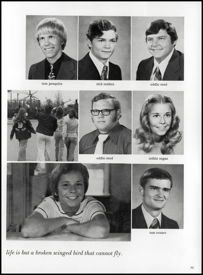 1974. Blanchester High School Yearbook.