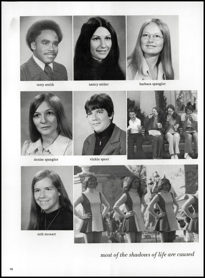 1974. Blanchester High School Yearbook.