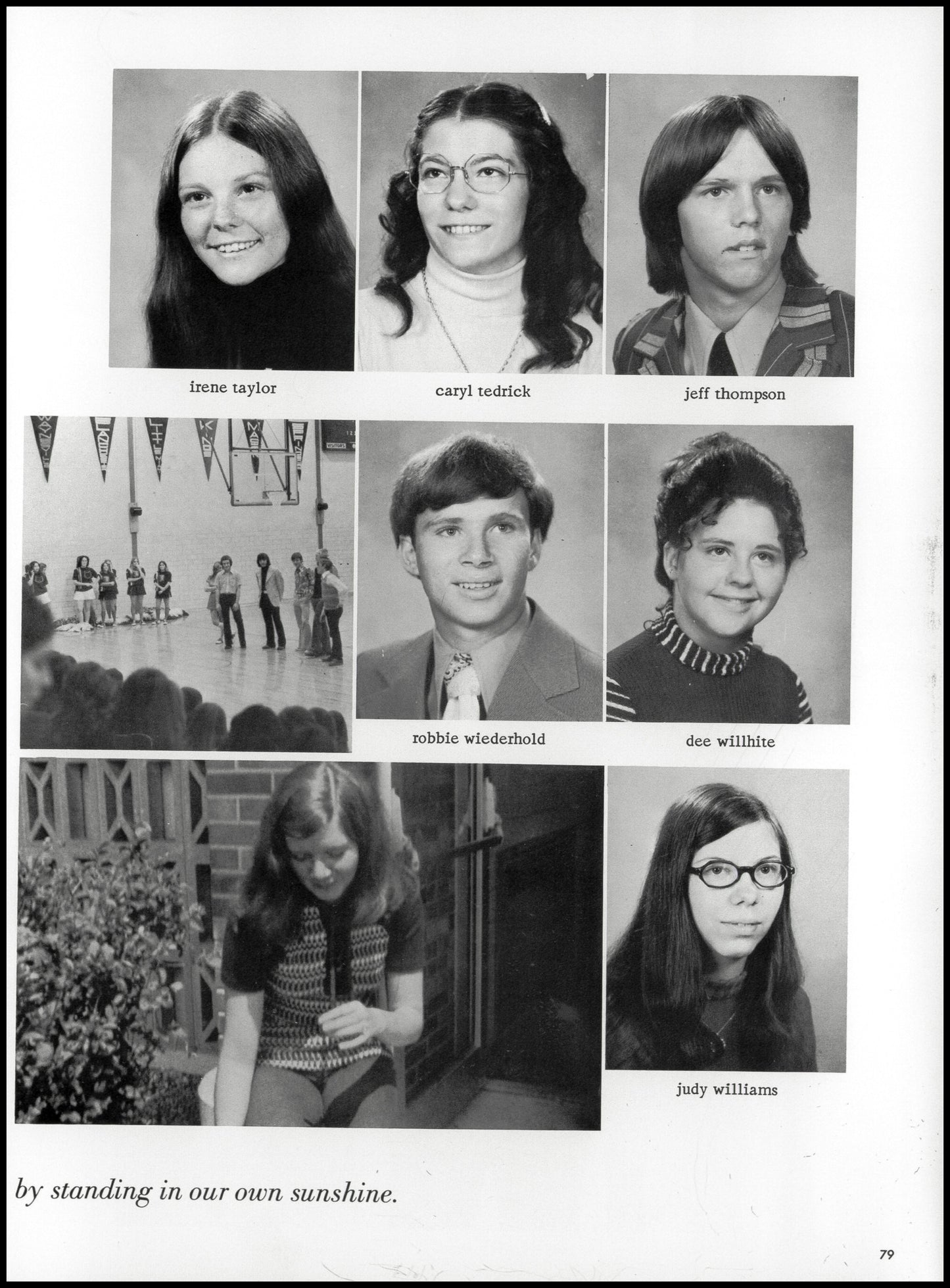 1974. Blanchester High School Yearbook.