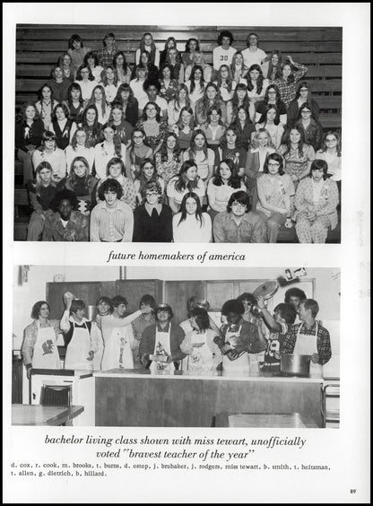 1974. Blanchester High School Yearbook.