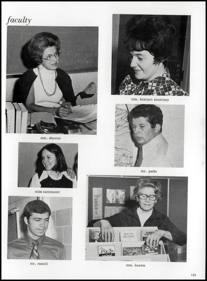 1974. Blanchester High School Yearbook.