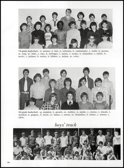 1974. Blanchester High School Yearbook.