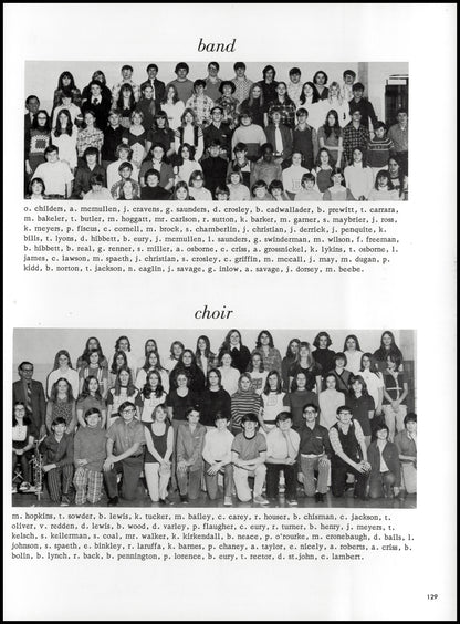 1974. Blanchester High School Yearbook.