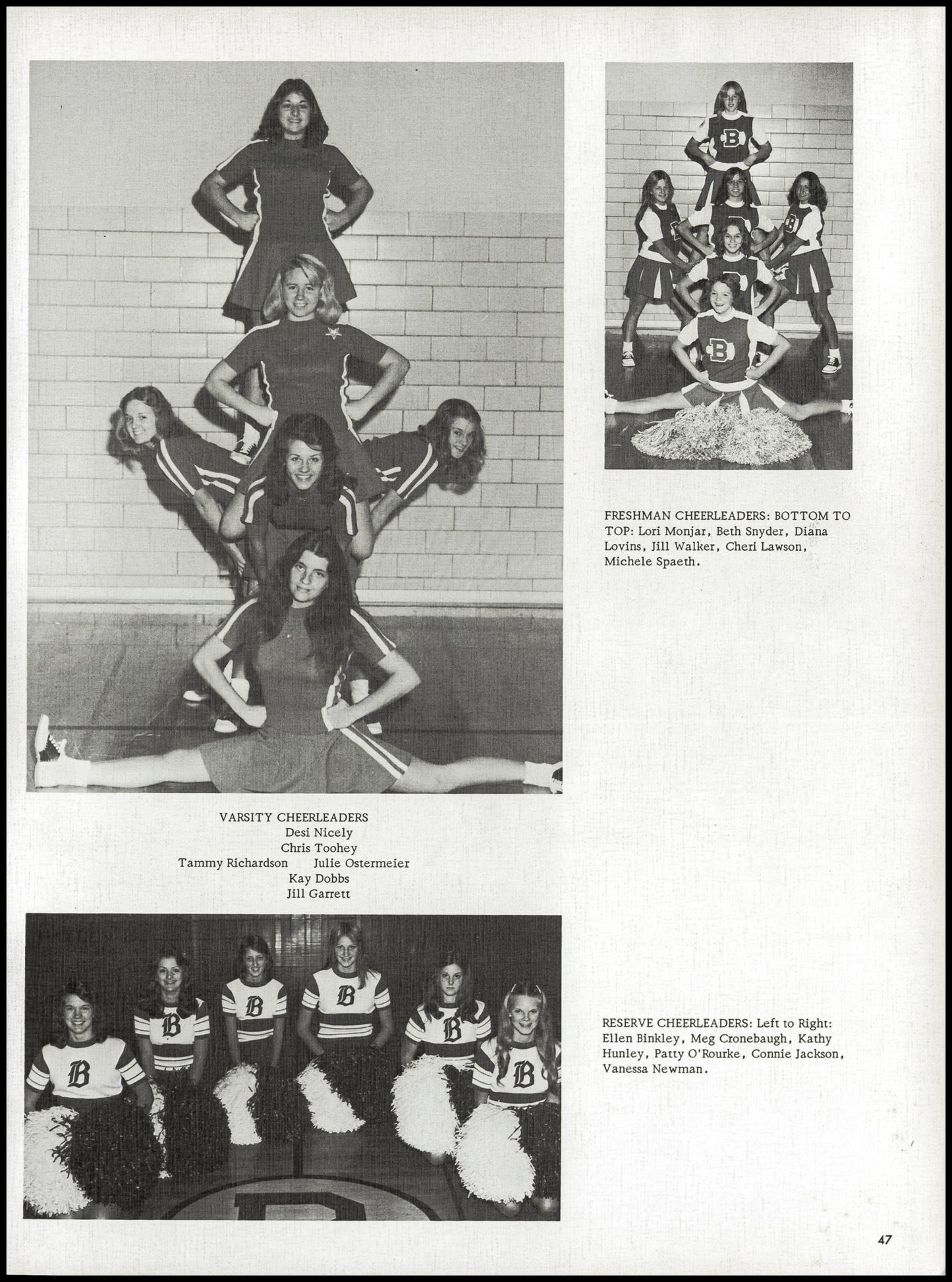 1976. Blanchester High School Yearbook.