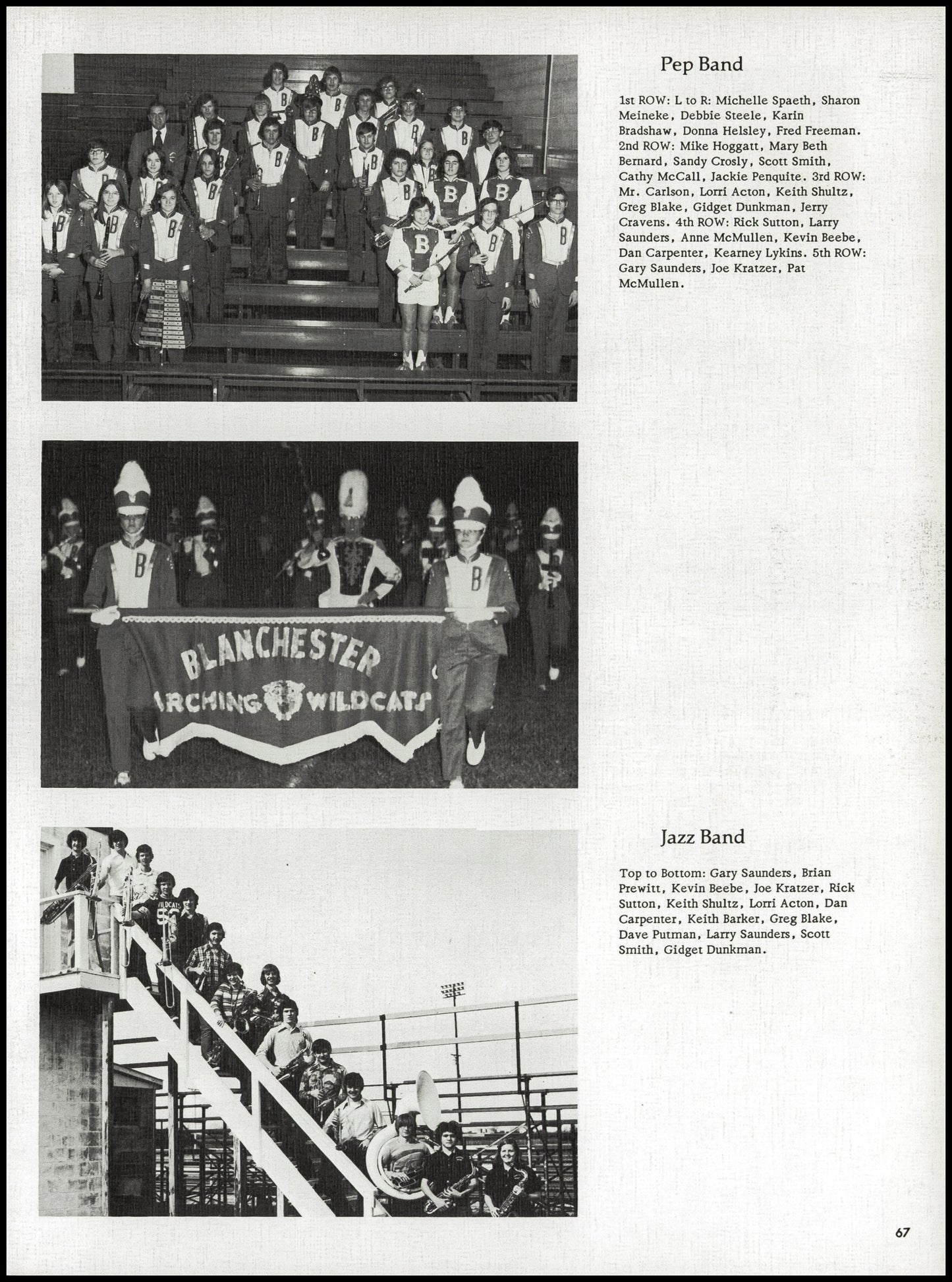 1976. Blanchester High School Yearbook.