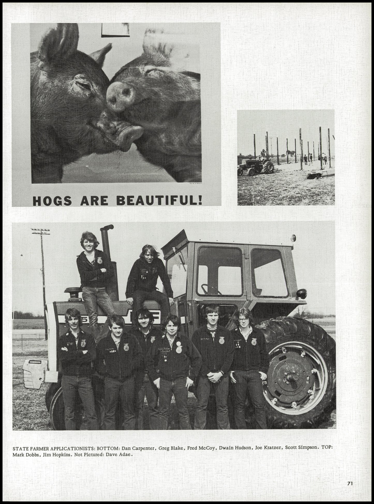 1976. Blanchester High School Yearbook.